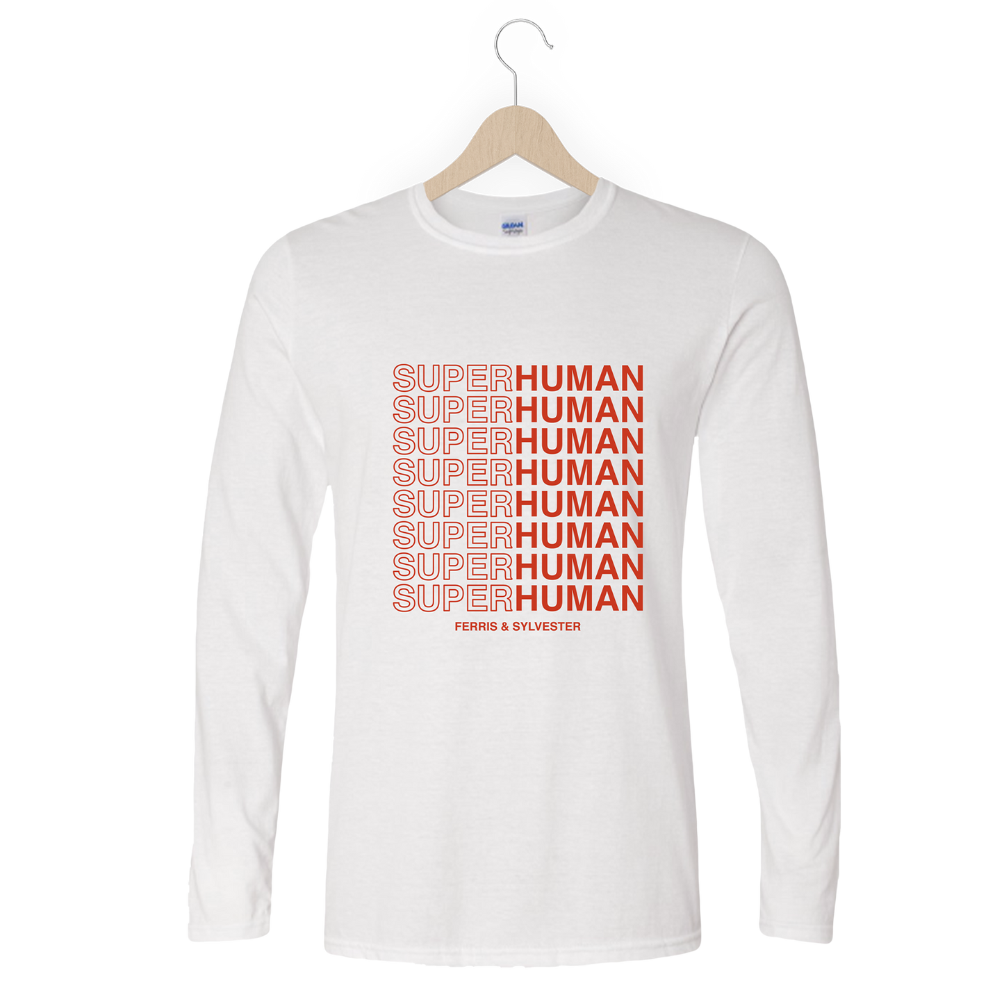 Limited Edition Long Sleeve White T-shirt | Ferris & Sylvester Official Store