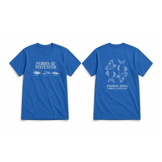 THE FISHING SONG T-SHIRT (BLUE)