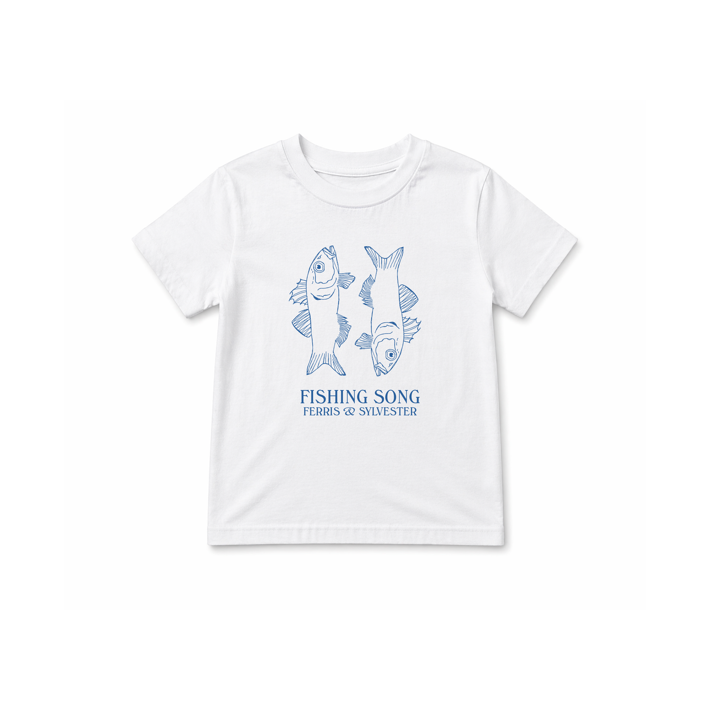 KIDS FISHING SONG T-SHIRT (WHITE)