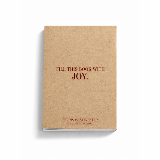 FILL THIS BOOK WITH JOY NOTEBOOK